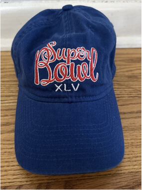 Super Bowl XLV 2011 North Texas NFL Reebok Blue Women's Strapback Hat Cap